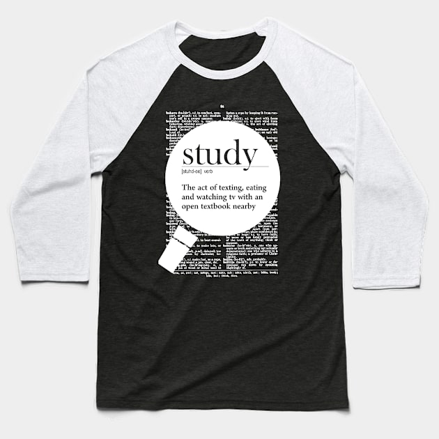 Study definition Baseball T-Shirt by DimDom